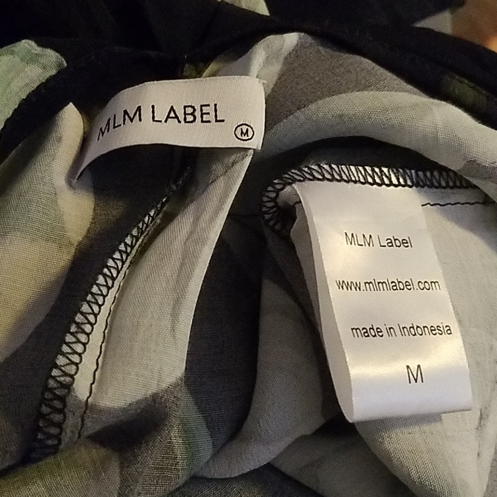 MLM Label Ruffle Slip Midi Dress - Picture 8 of 8